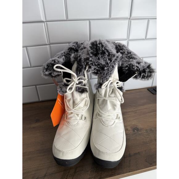 ArcticShield Women's Waterproof Insulated Memory Foam Fur Snow Boots Size 9 - Picture 1 of 14